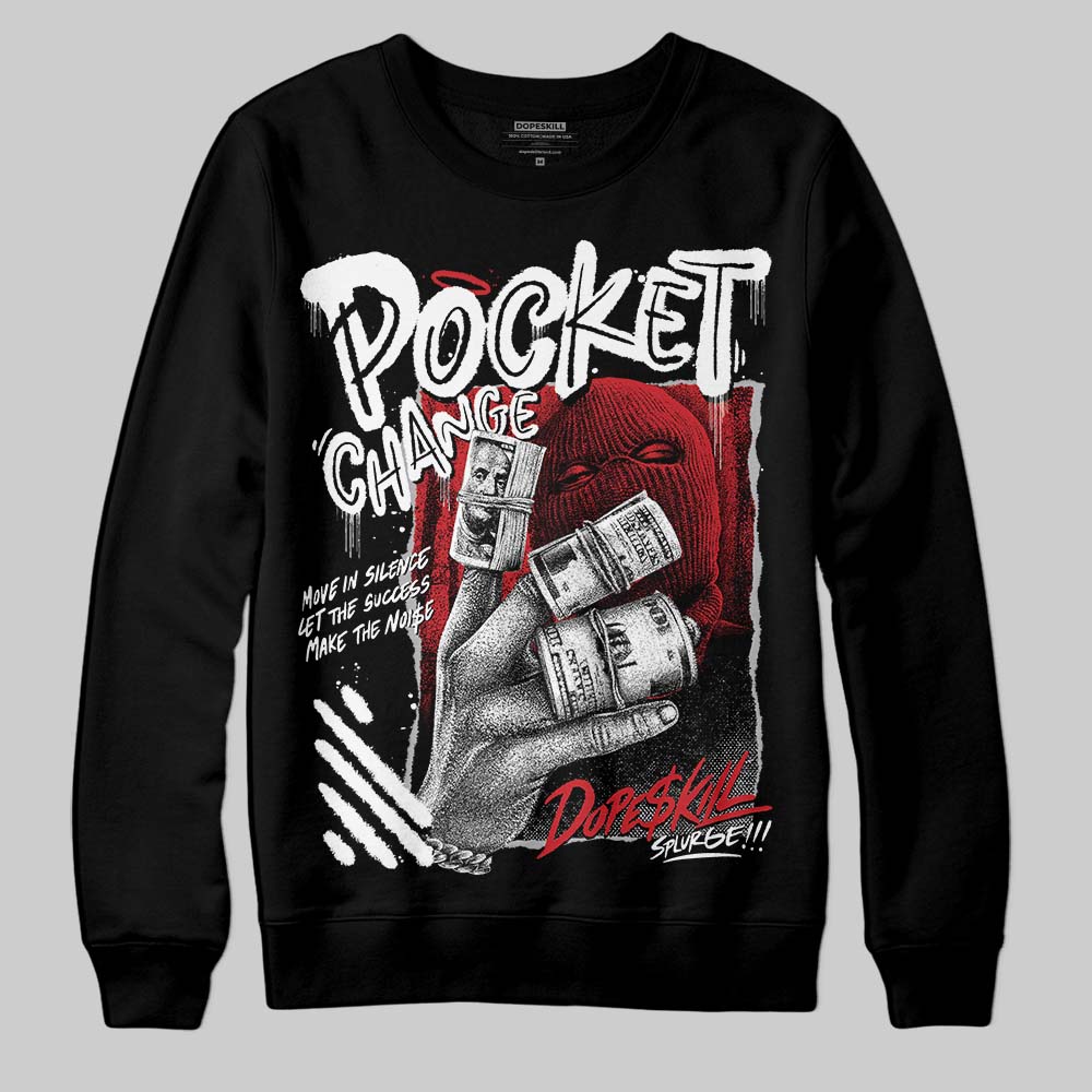 White Cement 4s superstreetwear Sweatshirt Pocket Change Graphic
