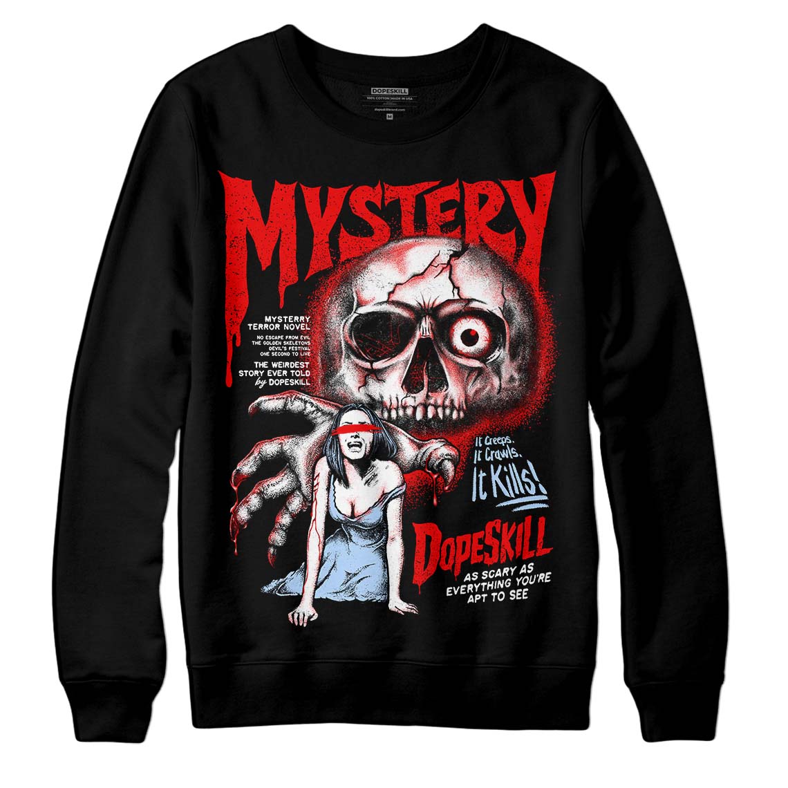 Cherry 11s superstreetwear Sweatshirt Mystery Ghostly Grasp Graphic