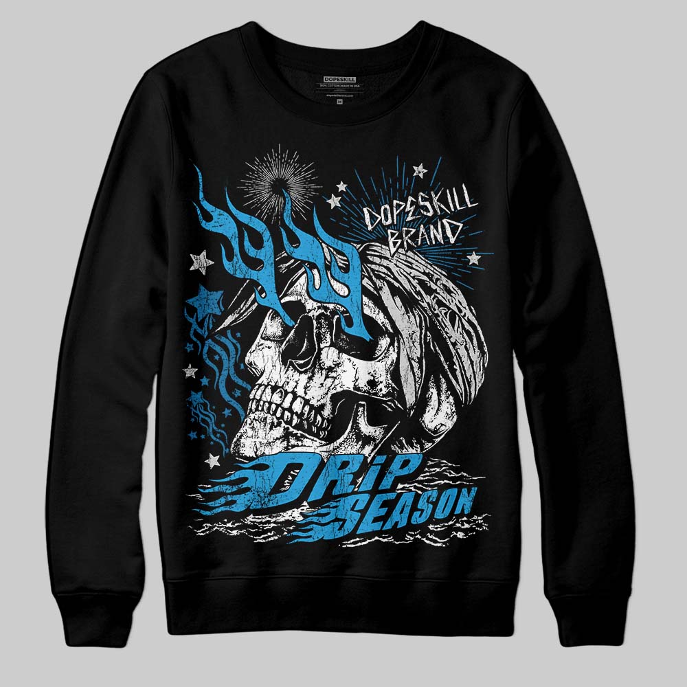 Military Blue 4s superstreetwear Sweatshirt Drip Season Graphic