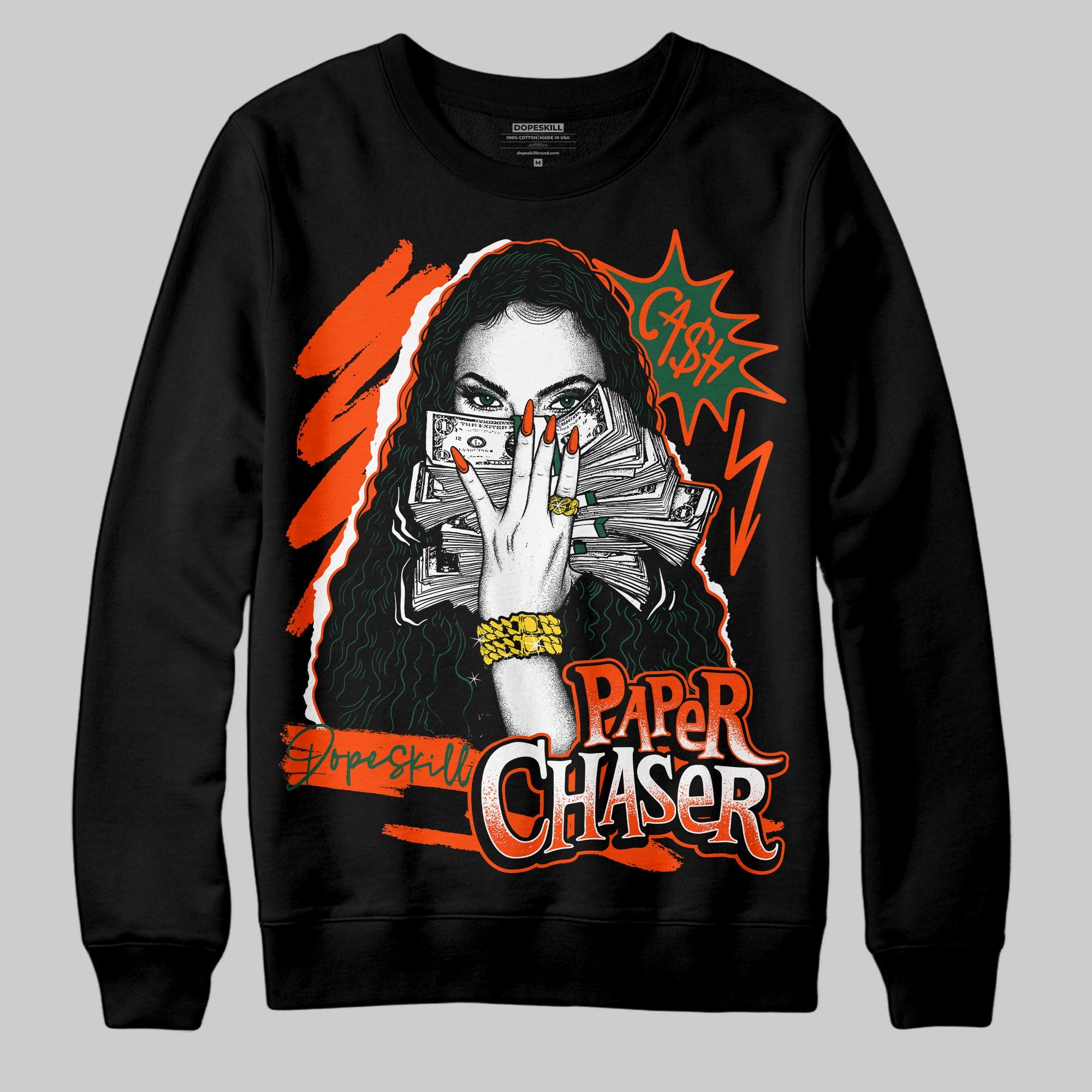 Dunk Low Team Dark Green Orange superstreetwear Sweatshirt NPC Graphic