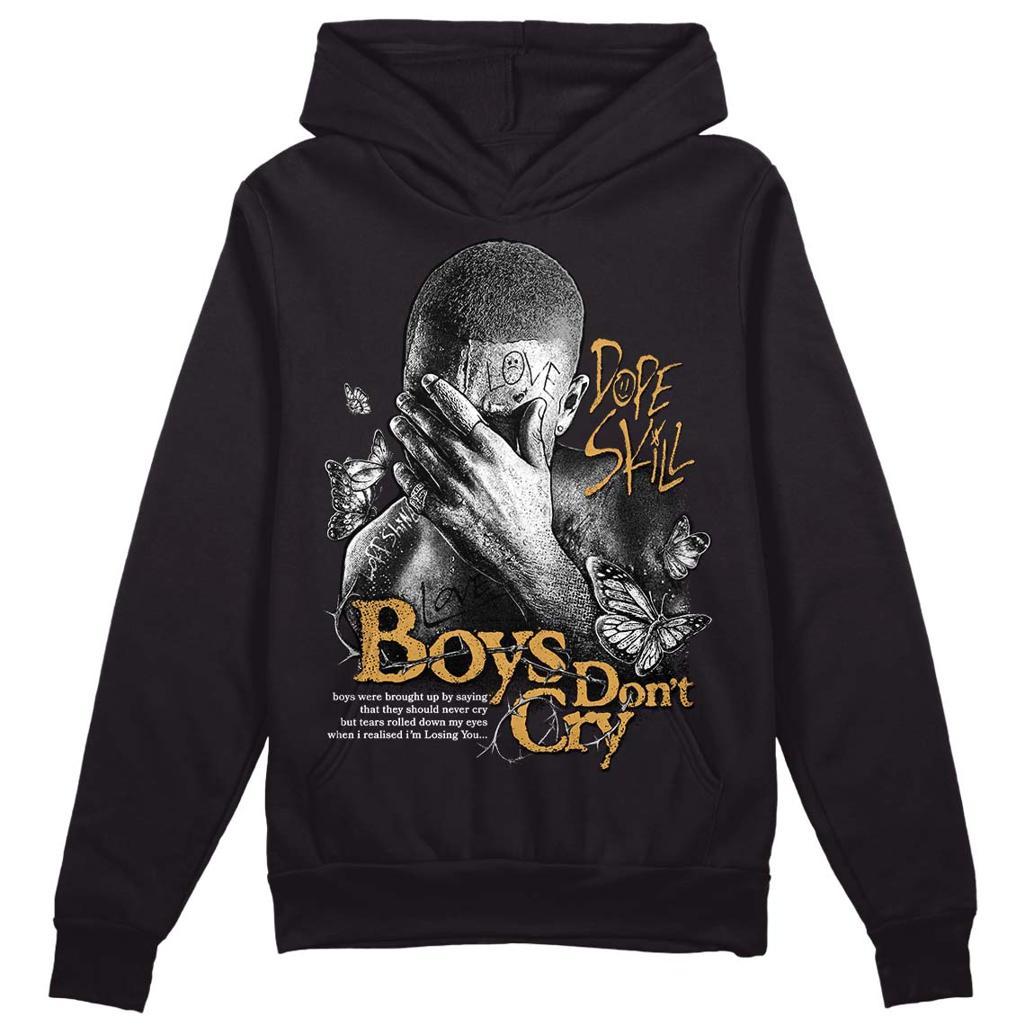 Gratitude 11s superstreetwear Hoodie Sweatshirt Boys Don't Cry Graphic