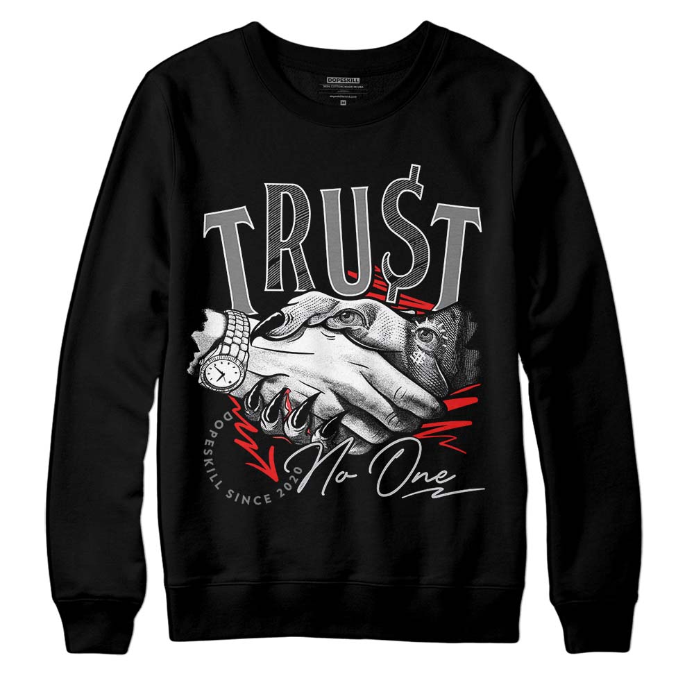 Grey Collection superstreetwear Sweatshirt Trust No One Graphic