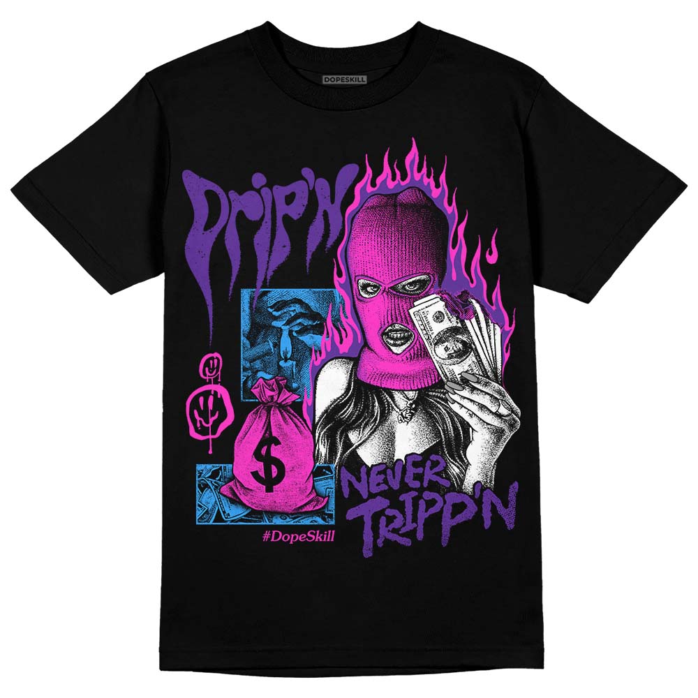 PURPLE Collection superstreetwear T-Shirt Drip'n Never Tripp'n Graphic