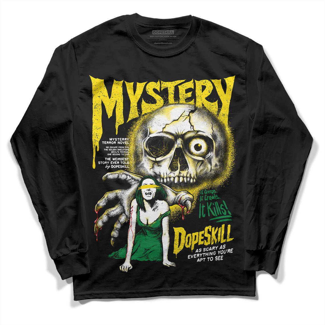 Dunk Reverse Brazil superstreetwear Long Sleeve T-Shirt Mystery Ghostly Grasp Graphic