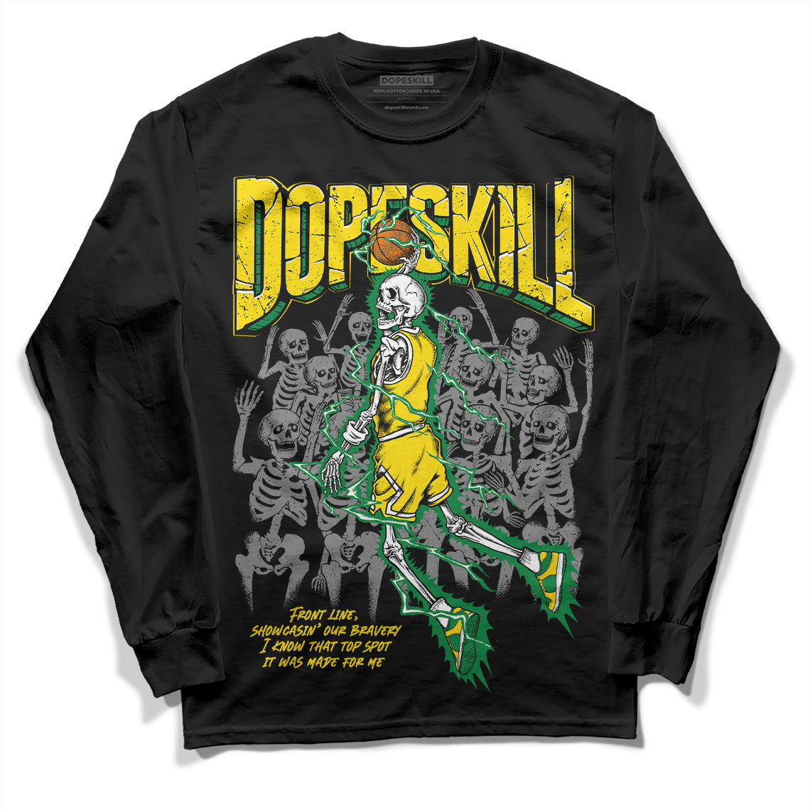 Dunk Low Reverse Brazil superstreetwear Long Sleeve T-Shirt Thunder Dunk Graphic