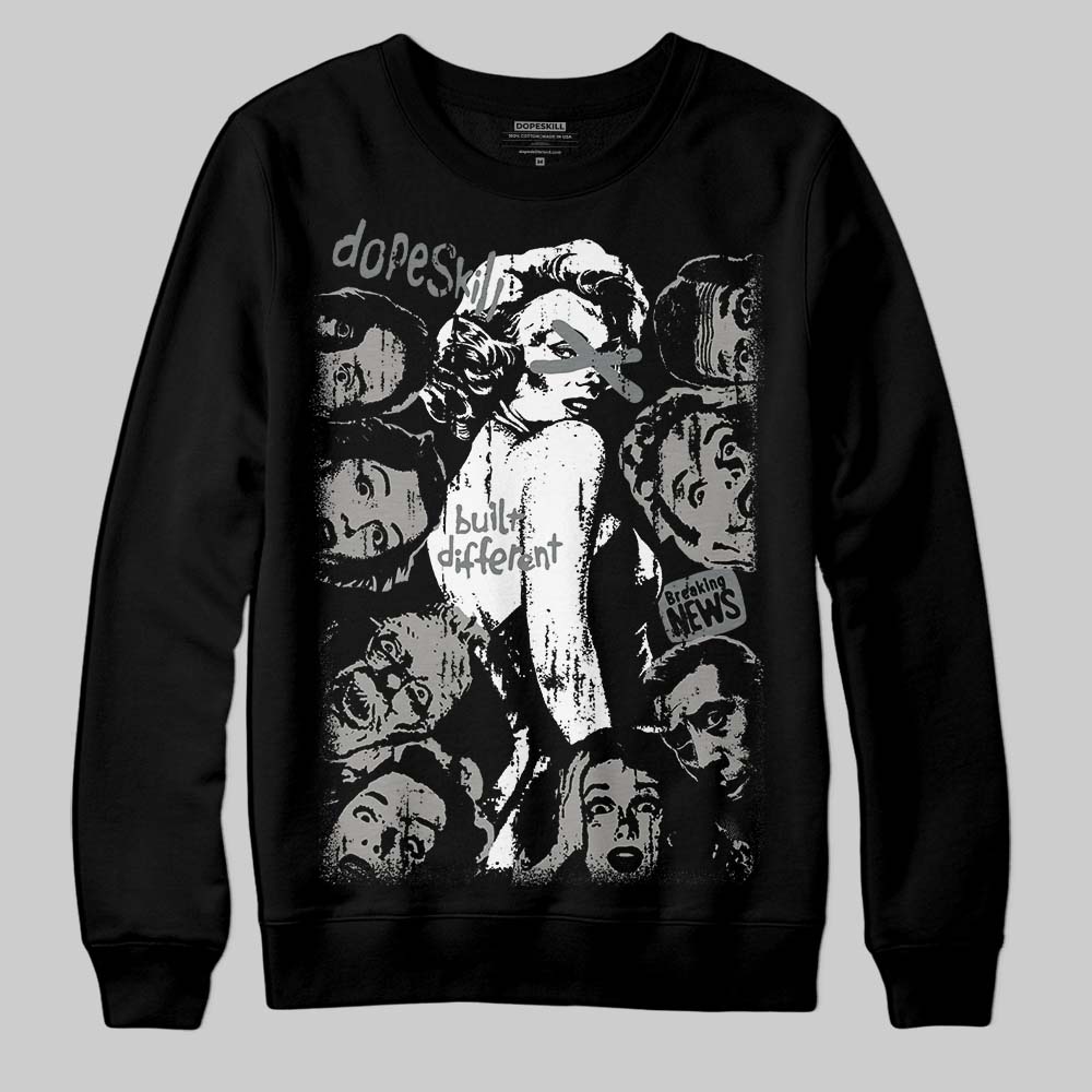 Cool Grey 9s superstreetwear Sweatshirt Built Different Graphic