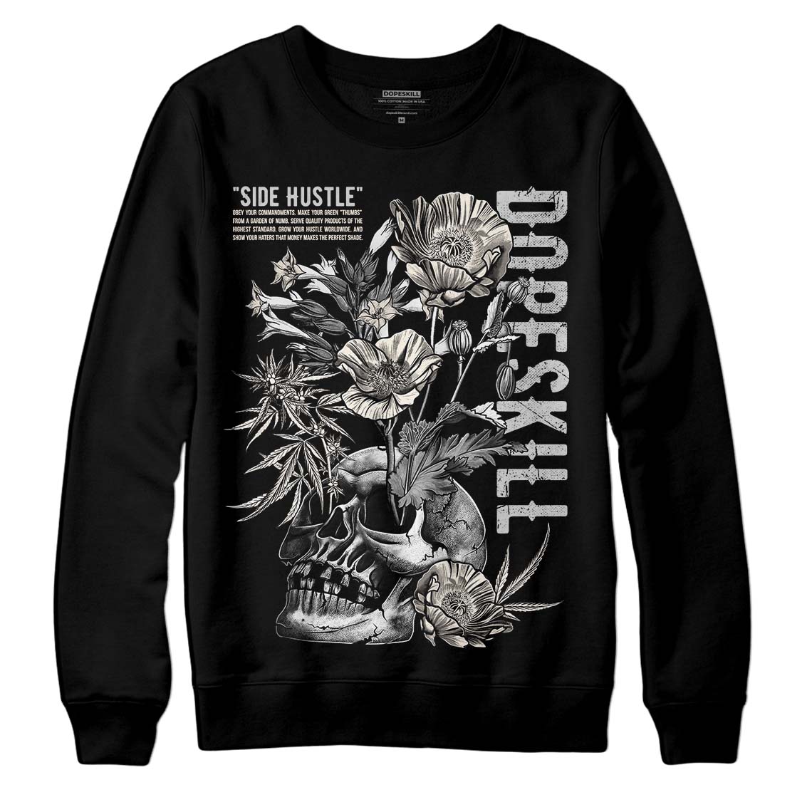 Off Noir 3s superstreetwear Sweatshirt Side Hustle Graphic