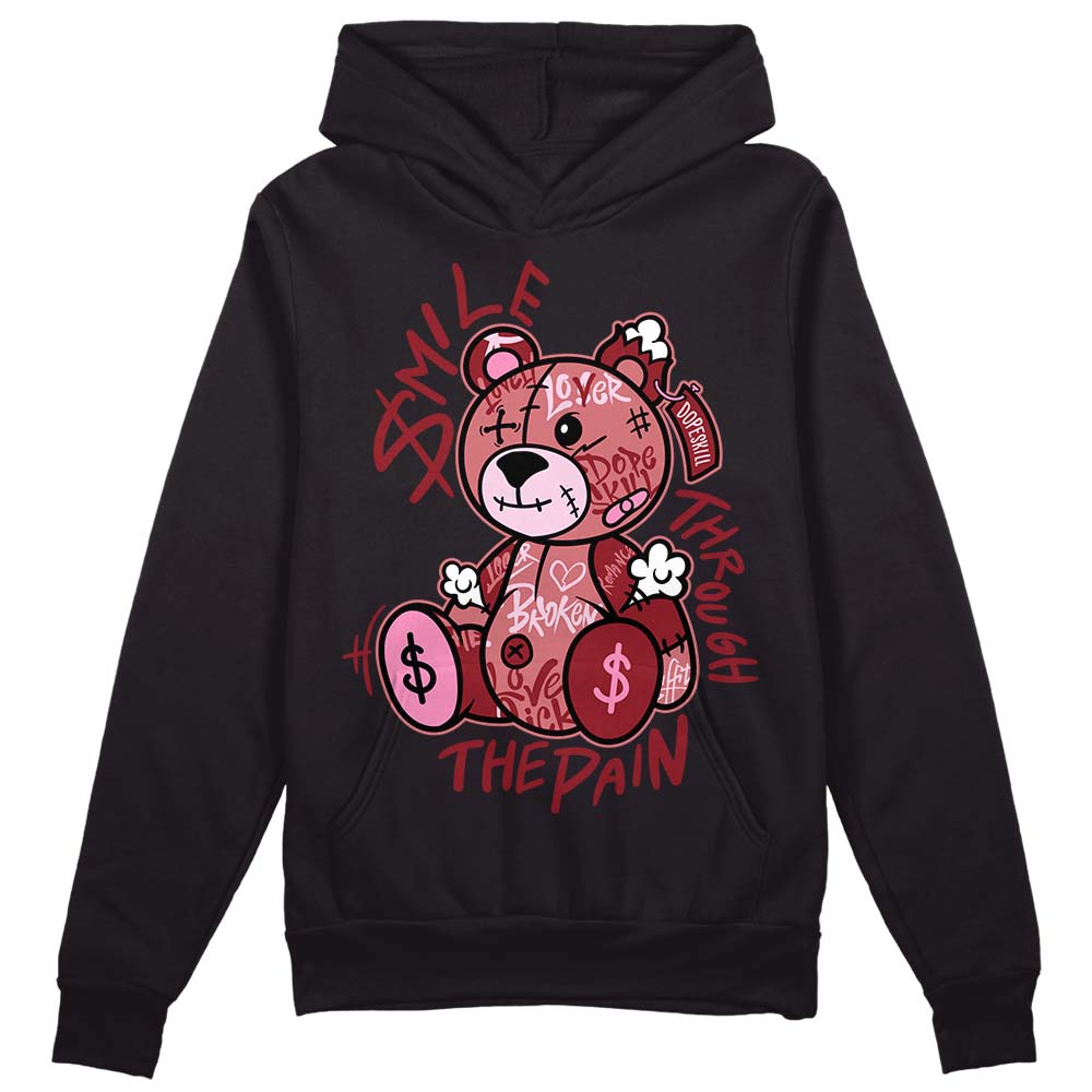 Valentine's Day Collection superstreetwear Hoodie Sweatshirt Smile Through The Pain Graphic