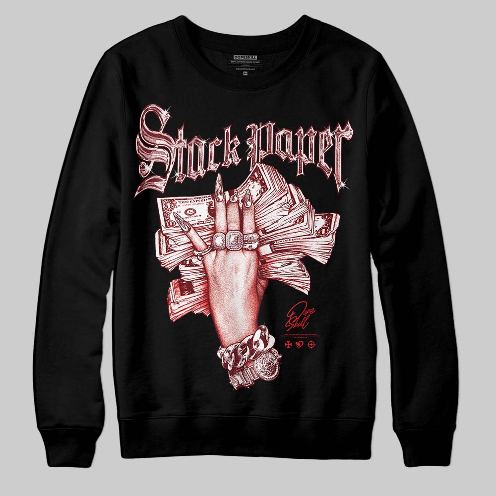 Red Collection superstreetwear Sweatshirt Stack Paper Graphic