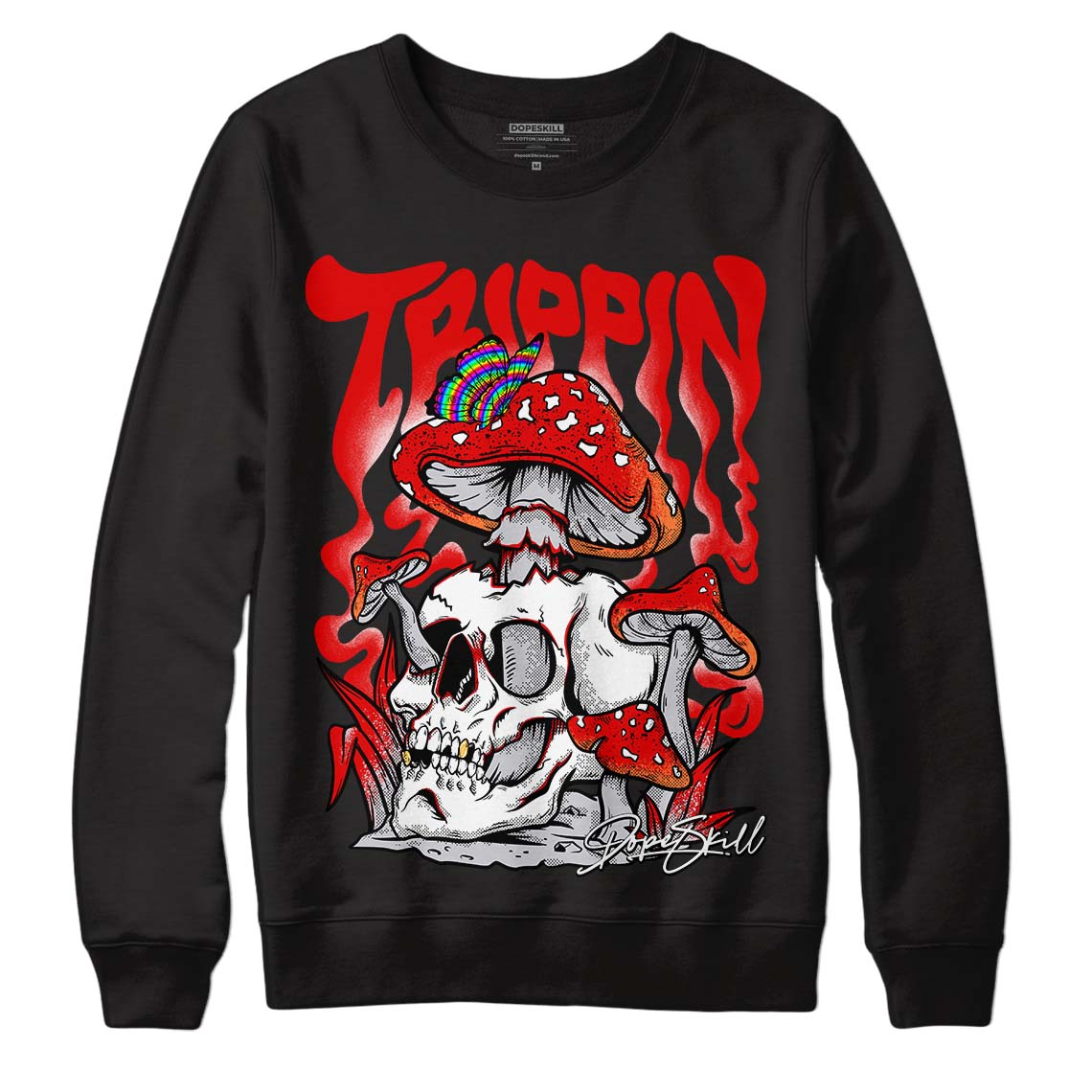 Red Cement 4S superstreetwear Sweatshirt Trippin Graphic