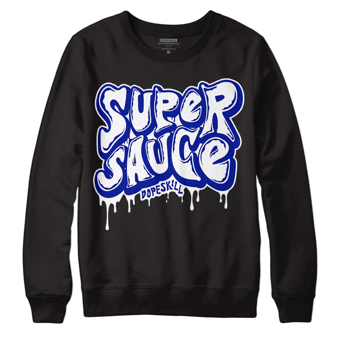 Racer Blue White Dunk Low superstreetwear Sweatshirt Super Sauce Graphic