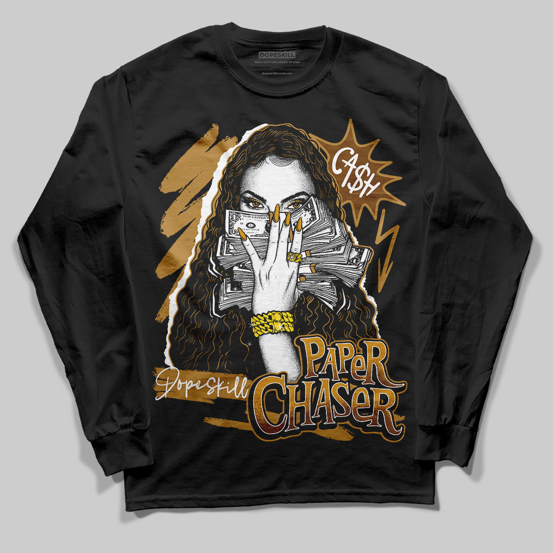 Wheat 13s superstreetwear Long Sleeve T-Shirt NPC Graphic