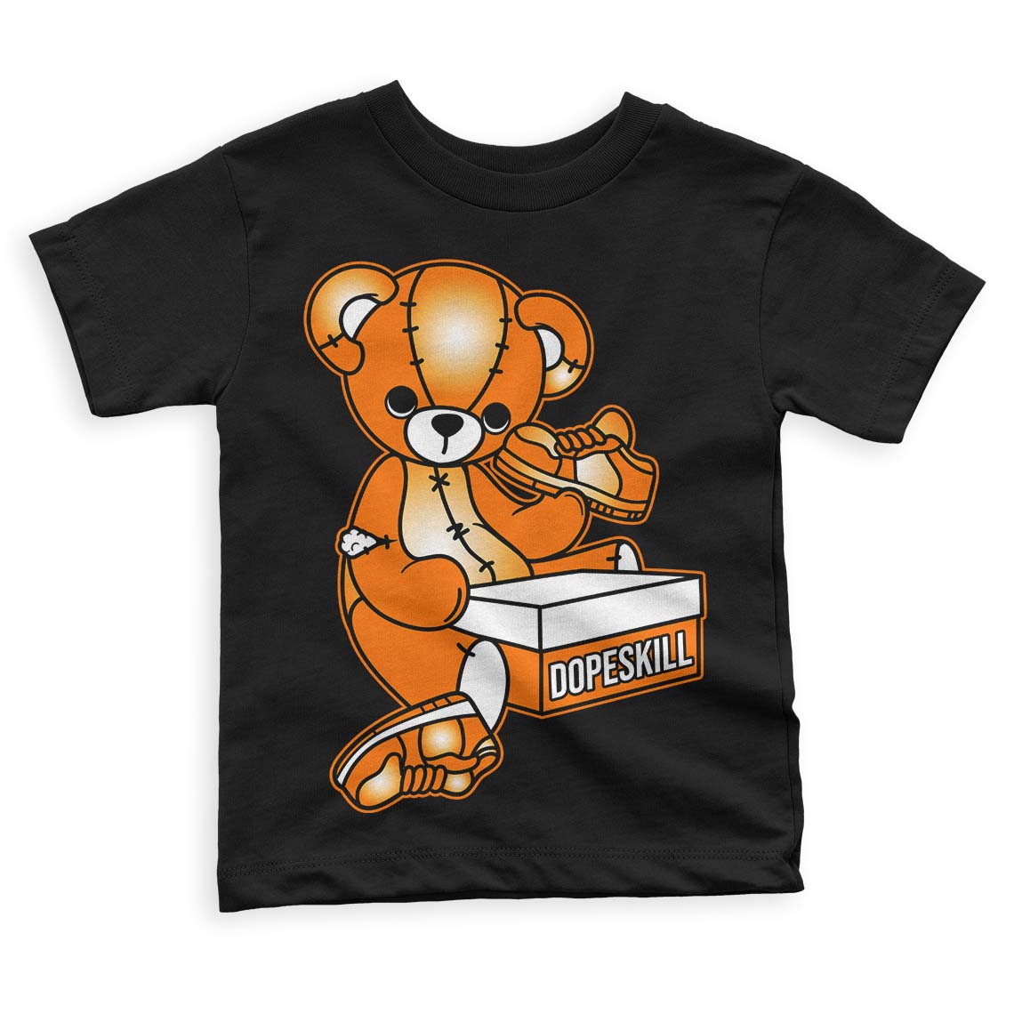 Dunk Low Magma Orange superstreetwear Toddler Kids T-shirt Sneakerhead BEAR Graphic