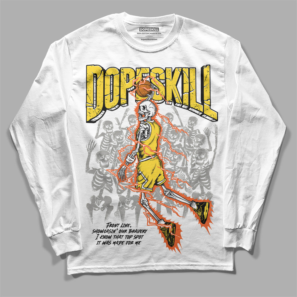 Black Tour Yellow AJ 4 Thunder superstreetwear Long Sleeve T-Shirt Thunder Dunk Graphic