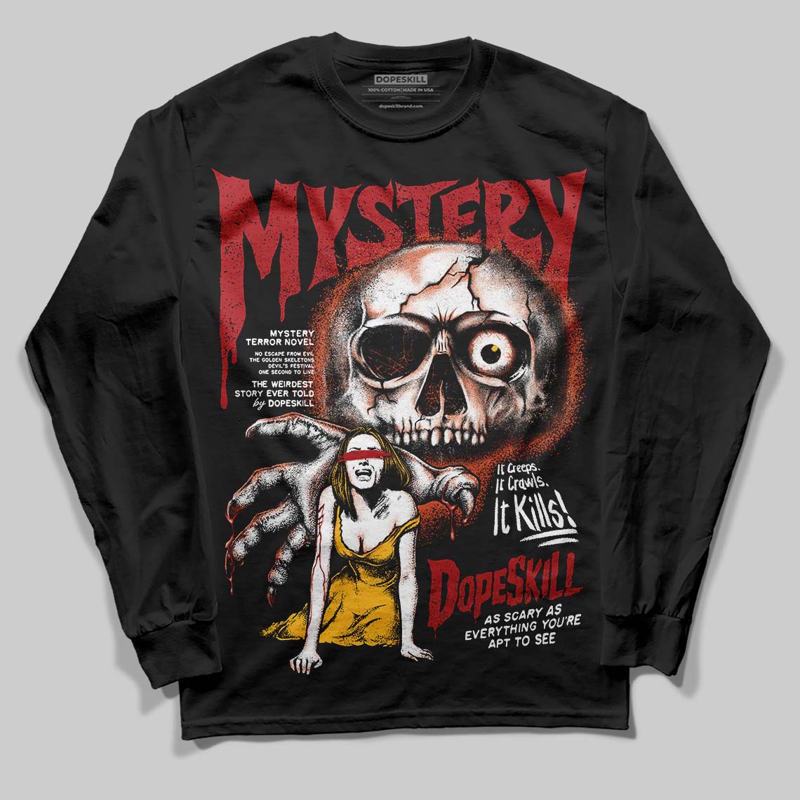 Brick By Brick 4s superstreetwear Long Sleeve T-Shirt Mystery Ghostly Grasp Graphic