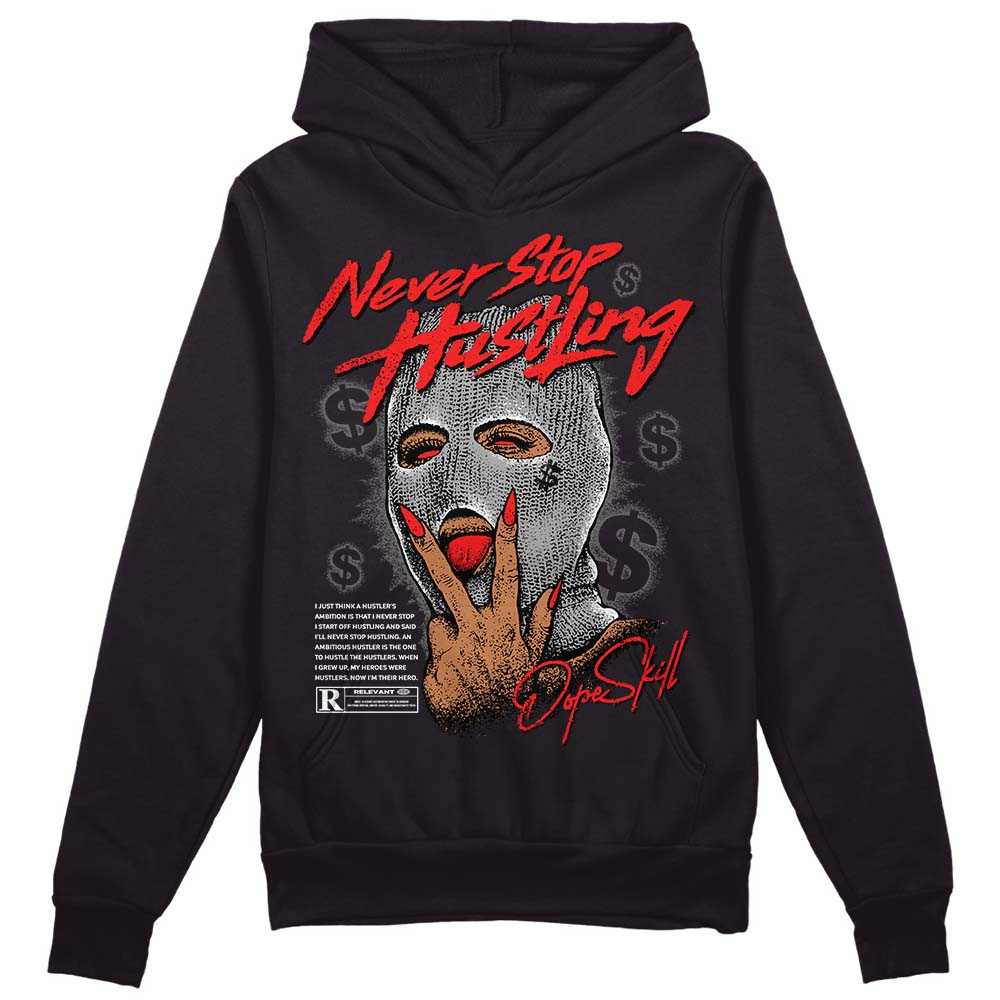 Grey Collection superstreetwear Hoodie Sweatshirt Never Stop Hustling Graphic