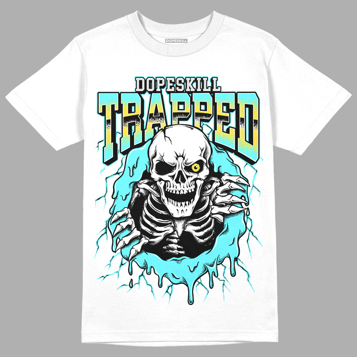 Aqua 5s superstreetwear T-Shirt Trapped Halloween Graphic