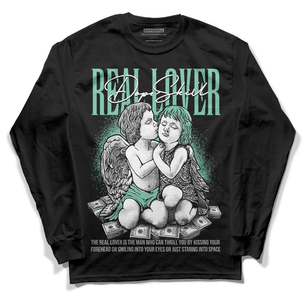 Green Glow 3s superstreetwear Long Sleeve T-Shirt Real Lover Graphic