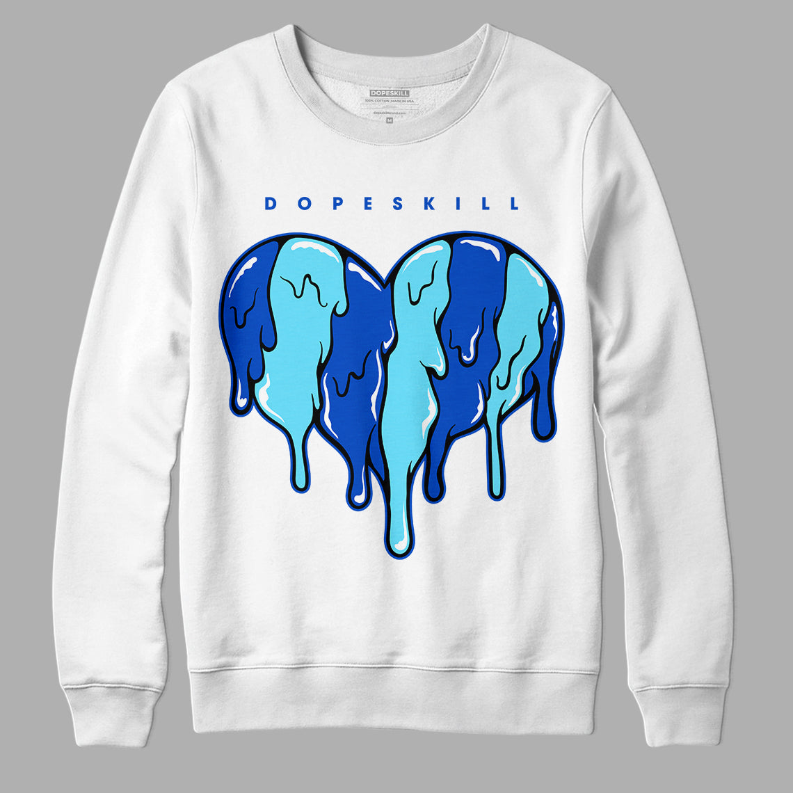 SB Dunk Argon superstreetwear Sweatshirt Slime Drip Heart Graphic