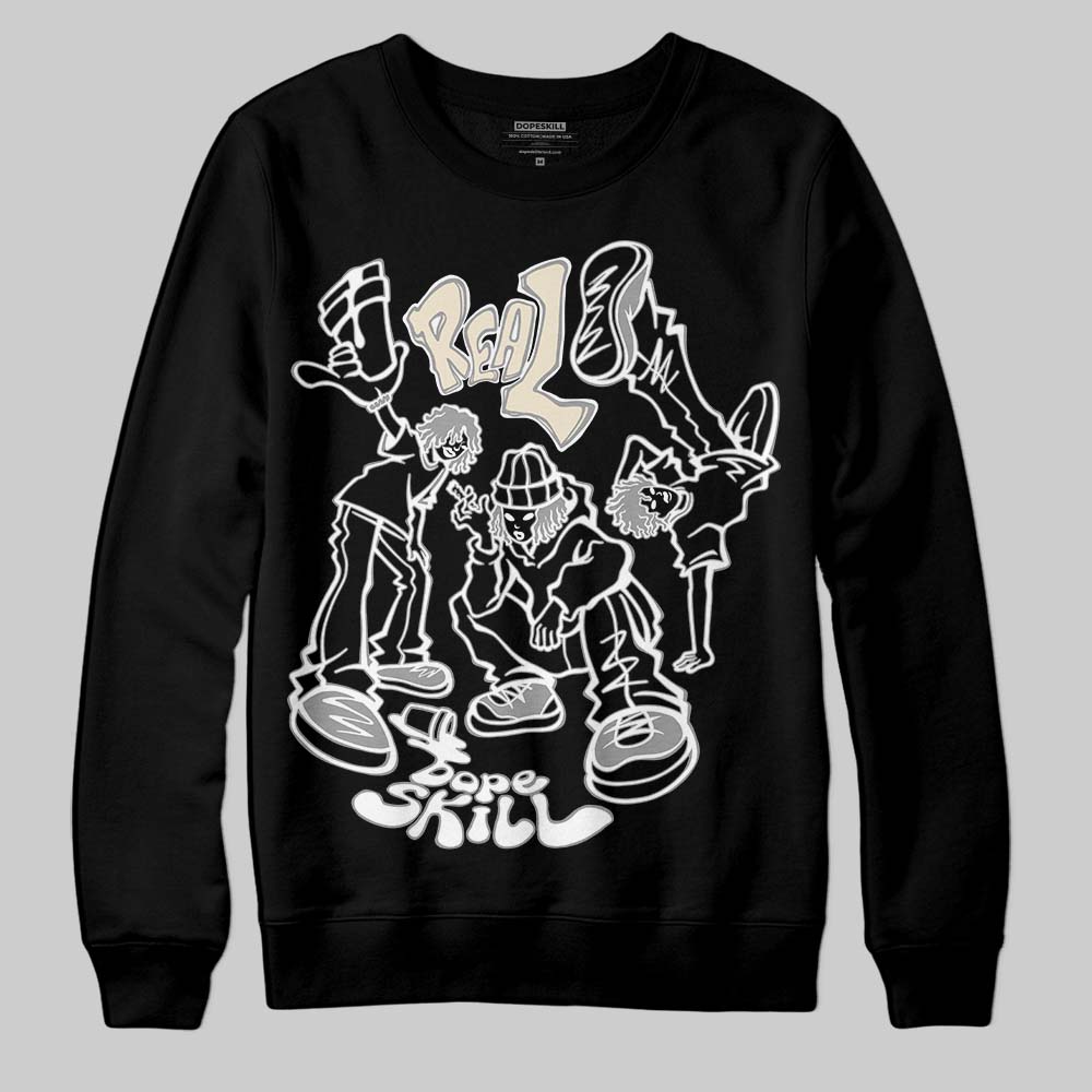 Reverse Metallic 5s superstreetwear Sweatshirt Real Y2K Players Graphic