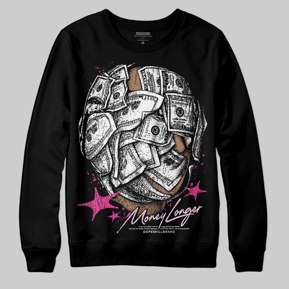 Pink Collection superstreetwear Sweatshirt Money Longer Graphic
