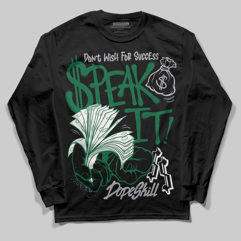GT-2160 Shamrock Green superstreetwear Long Sleeve T-Shirt Speak It Graphic