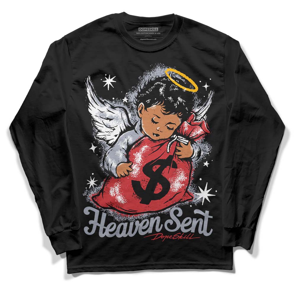 Bred Reimagined 4s superstreetwear Long Sleeve T-Shirt Heaven Sent Graphic