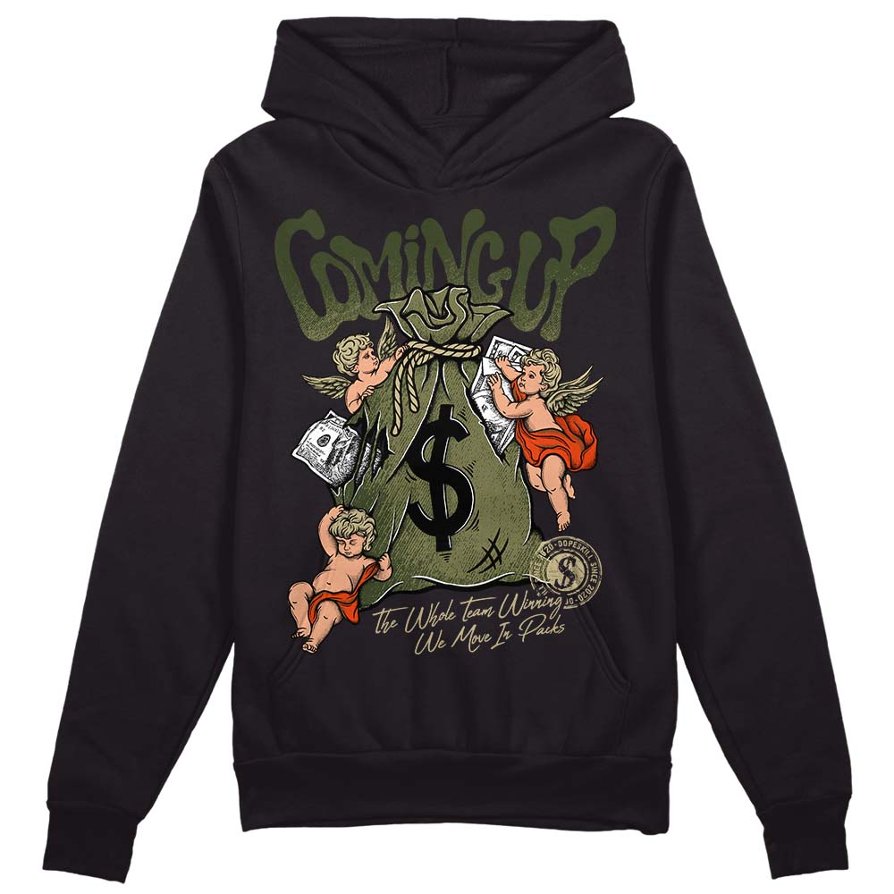 Olive Collection superstreetwear Hoodie Sweatshirt Money Bag Coming Up Graphic