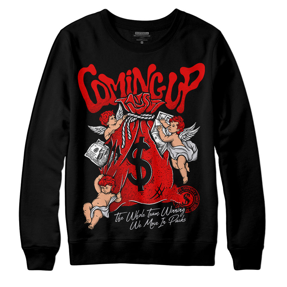 Red Cement 4S superstreetwear Sweatshirt Money Bag Coming Up Graphic