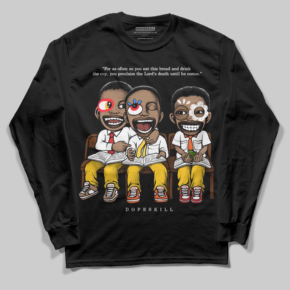 Yellow Collection superstreetwear Long Sleeve T-Shirt First Sunday Graphic