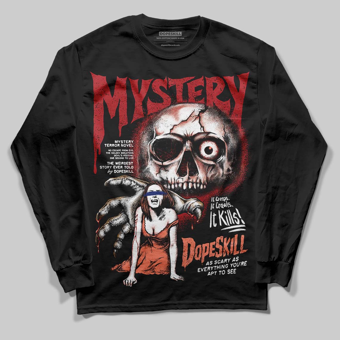 Rare Air Cinnabar 1s superstreetwear Long Sleeve T-Shirt Mystery Ghostly Grasp Graphic