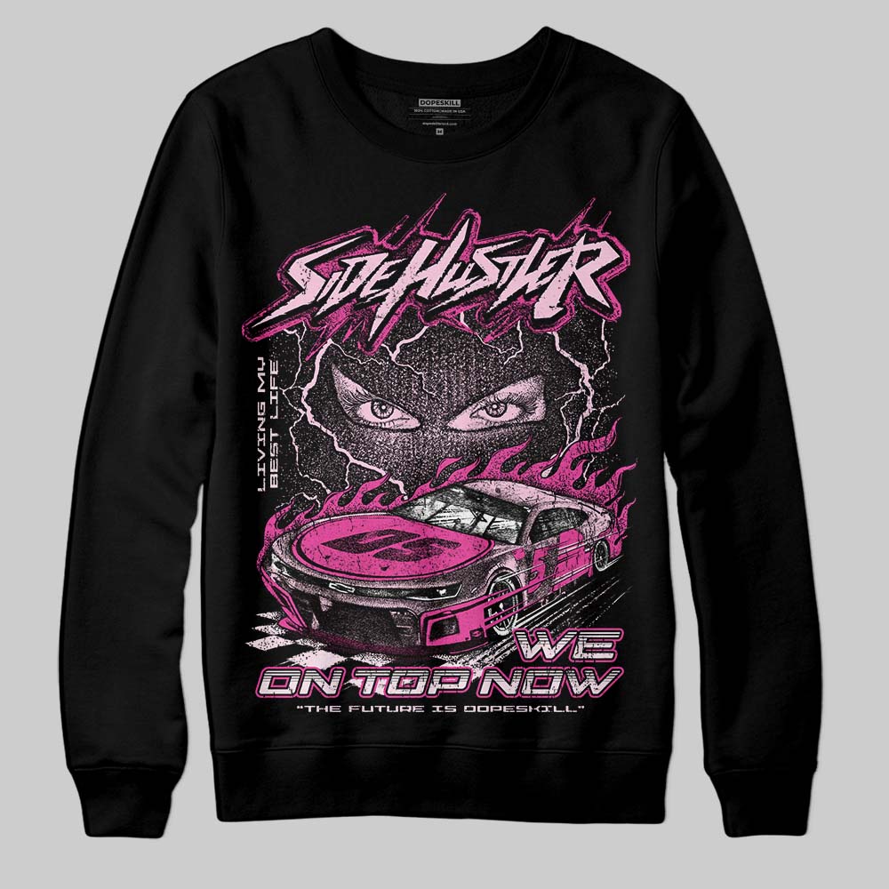 Pink Collection superstreetwear Sweatshirt New Side Hustler Graphic