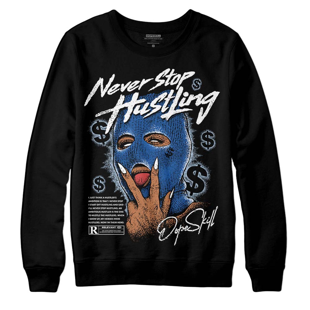 Space Jam 11s superstreetwear Sweatshirt Never Stop Hustling Graphic