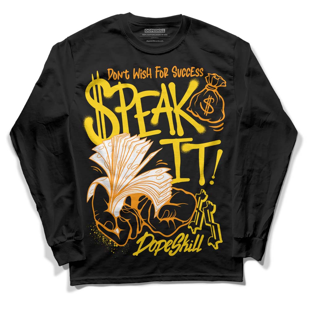Yellow Ochre 6s superstreetwear Long Sleeve T-Shirt Speak It Graphic