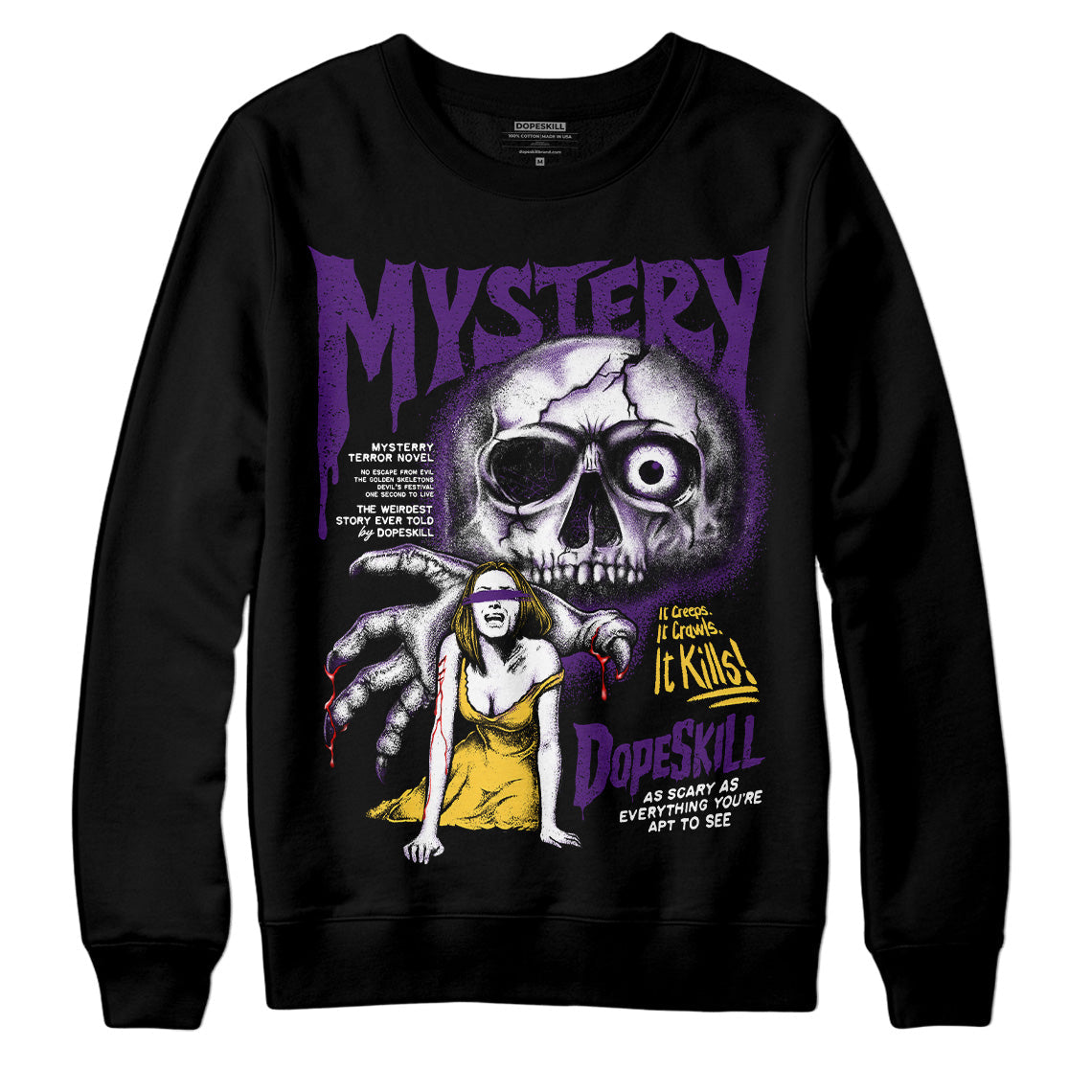 Field Purple 12s superstreetwear Sweatshirt Mystery Ghostly Grasp Graphic
