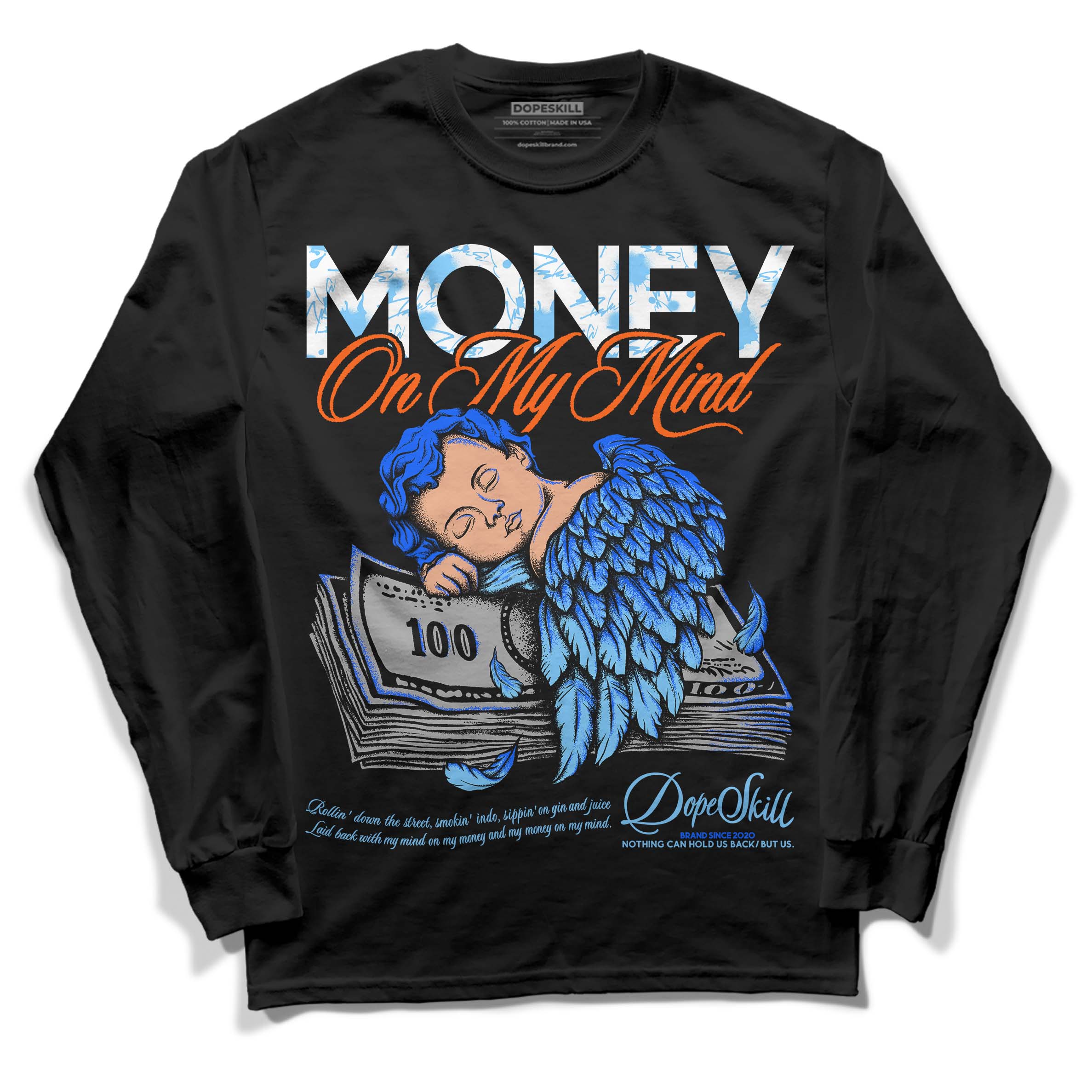 Dunk Low Futura University Blue superstreetwear Long Sleeve T-Shirt MOMM Graphic