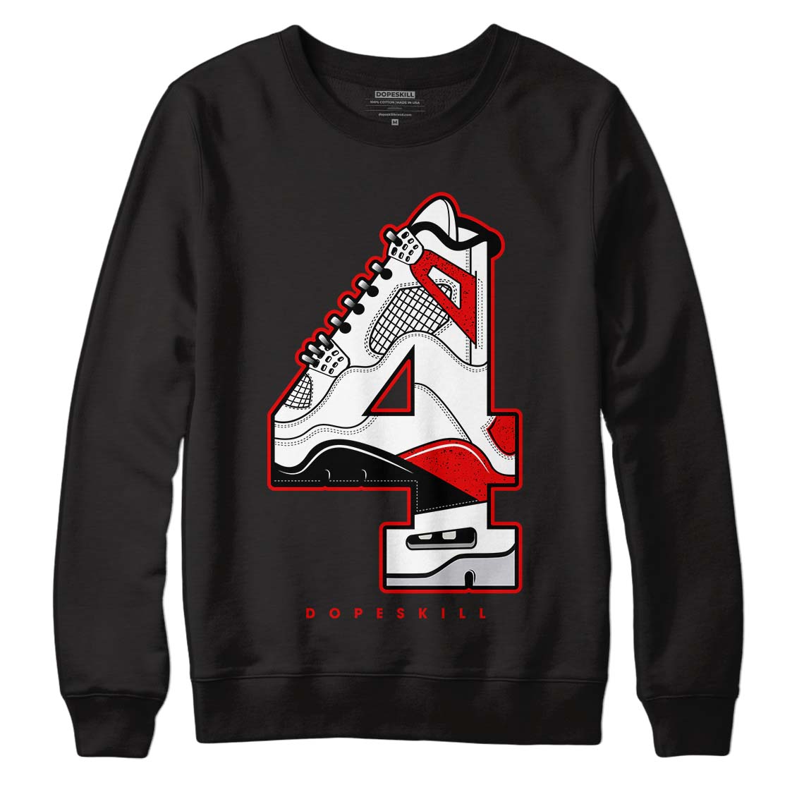 Red Cement 4S superstreetwear Sweatshirt No.4 Graphic