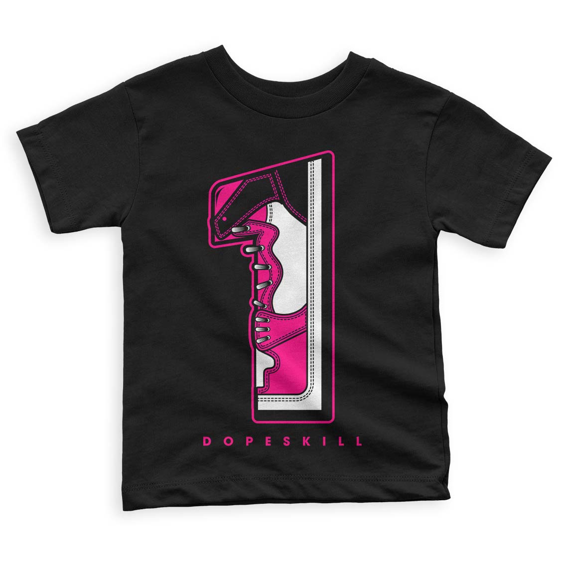 Fierce Pink 1s superstreetwear Toddler Kids T-shirt No.1 Graphic