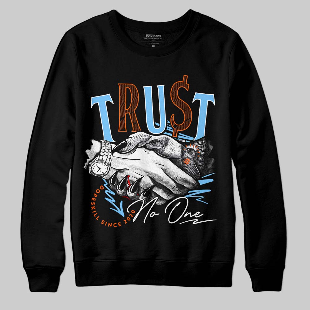 Dunk Low Futura University Blue superstreetwear Sweatshirt Trust No One Graphic
