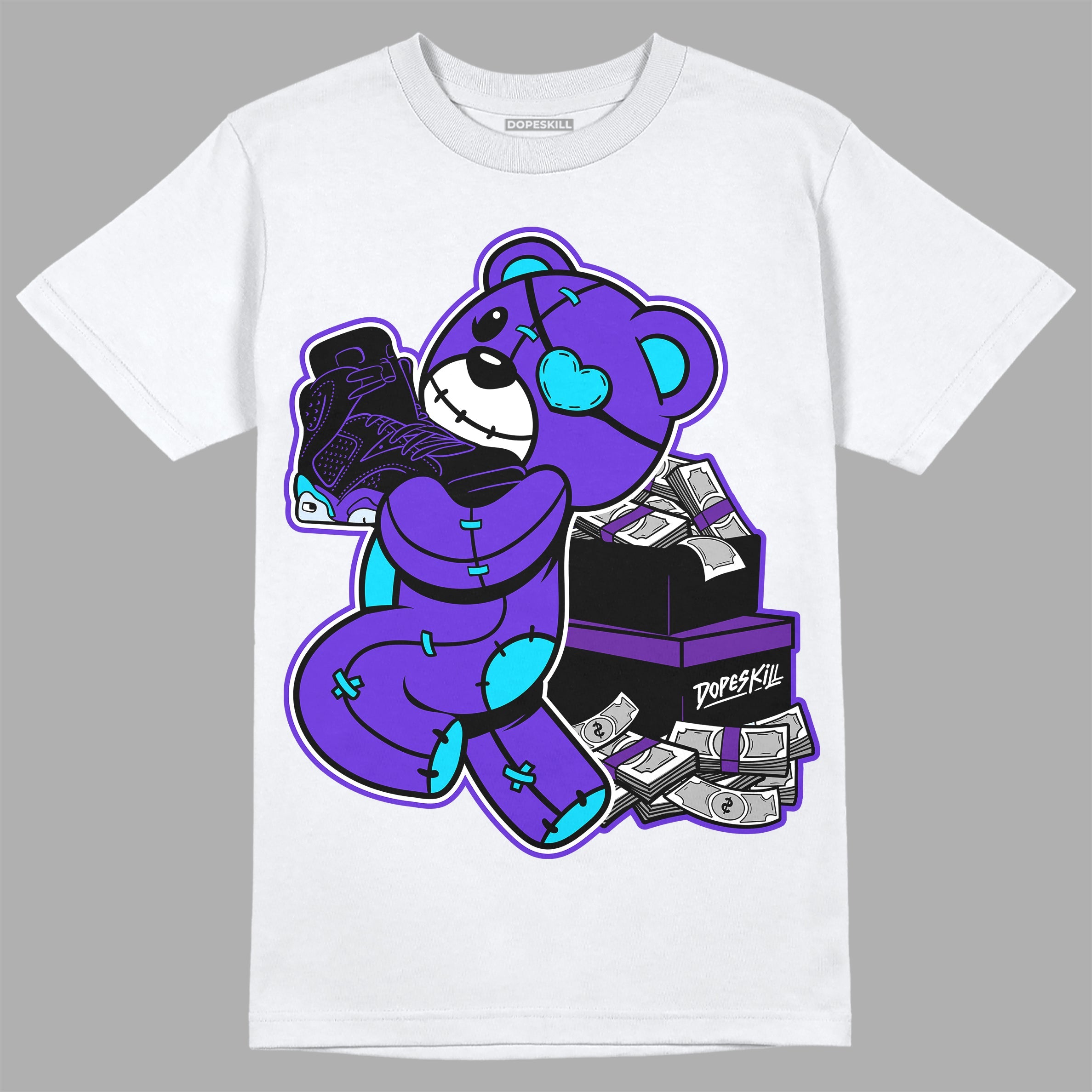 Aqua 6s superstreetwear T-Shirt Bear Steals Sneaker Graphic