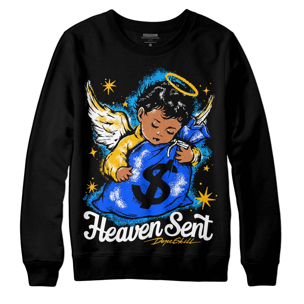 Royal Blue Collection superstreetwear Sweatshirt Heaven Sent Graphic