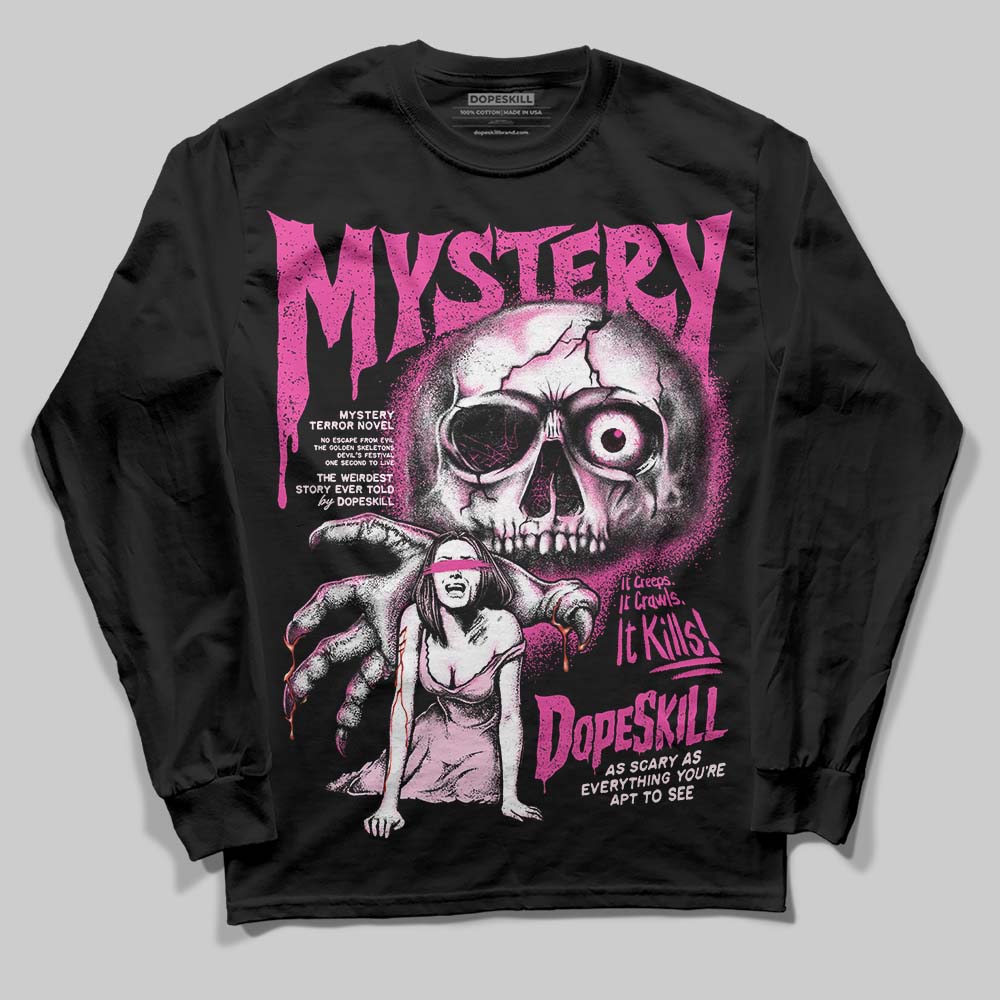 Pink Collection superstreetwear Long Sleeve T-Shirt Mystery Ghostly Grasp Graphic