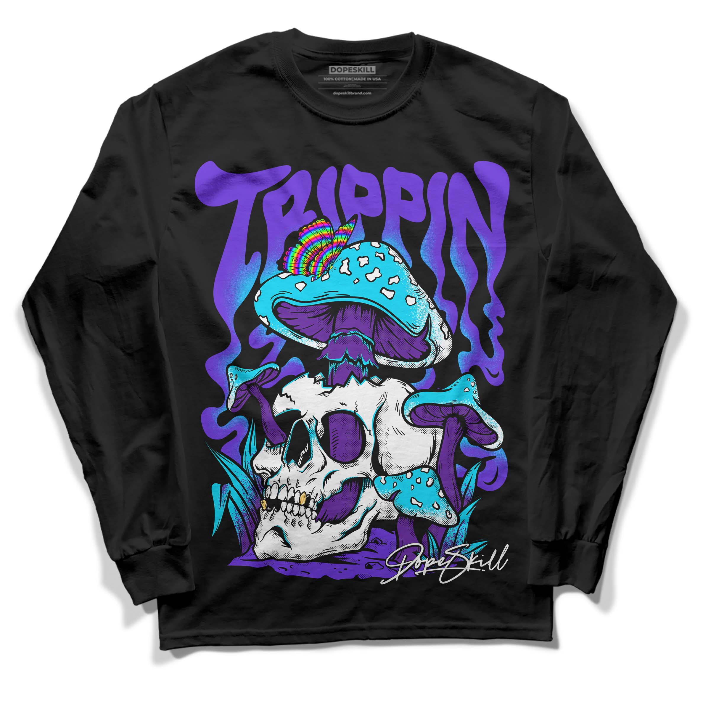 Aqua 6s superstreetwear Long Sleeve T-Shirt Trippin Graphic