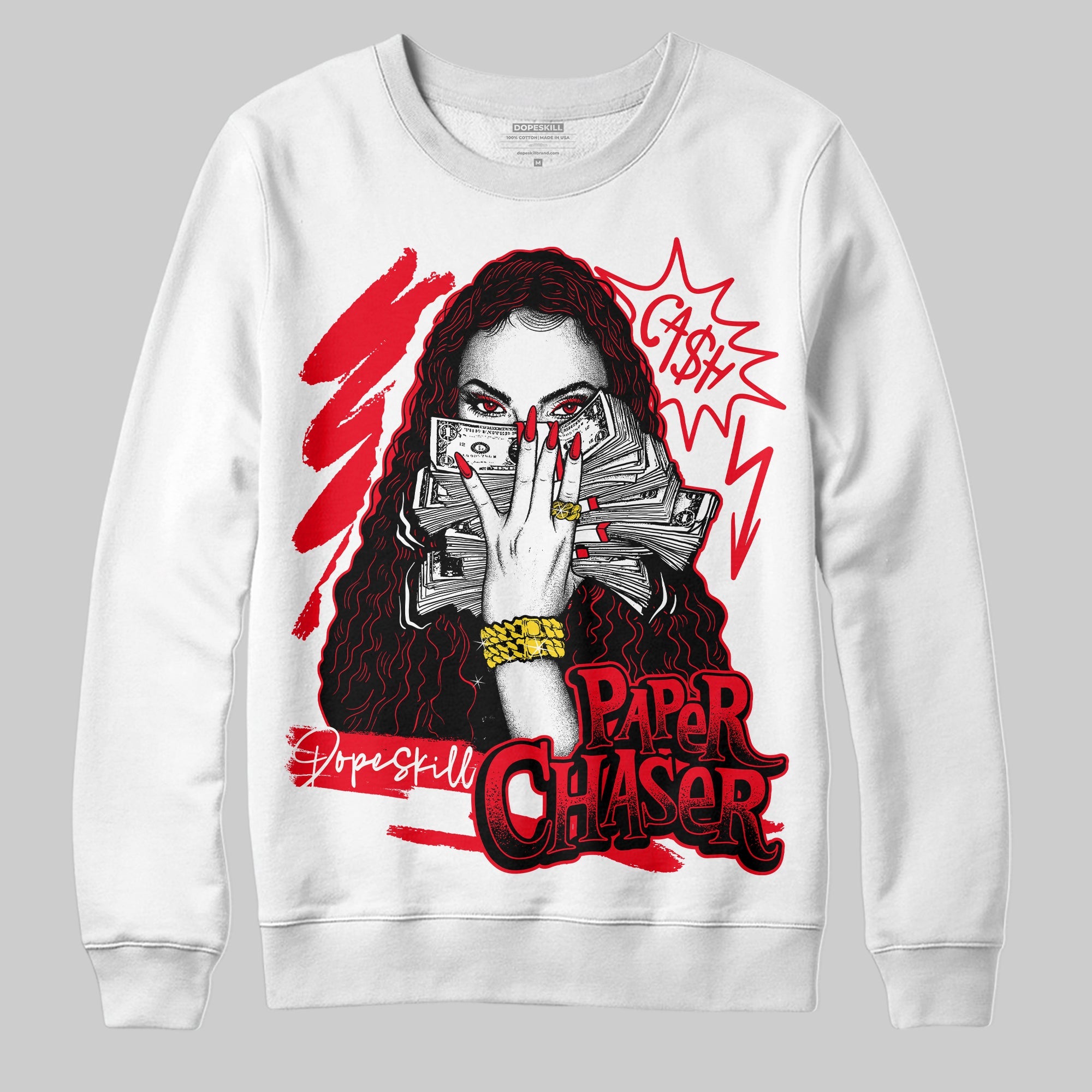 Red Thunder 4s superstreetwear Sweatshirt NPC Graphic