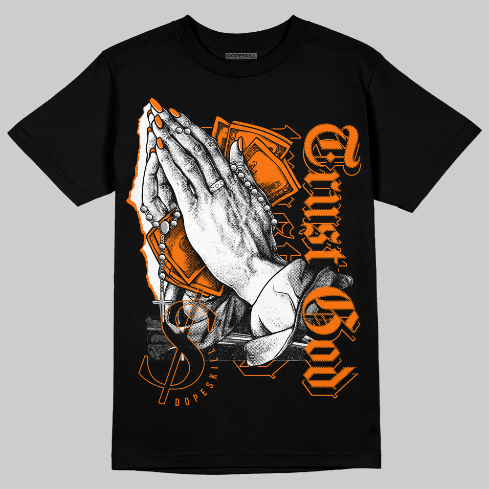 Dunk Low Magma Orange superstreetwear T-Shirt Trust God Graphic