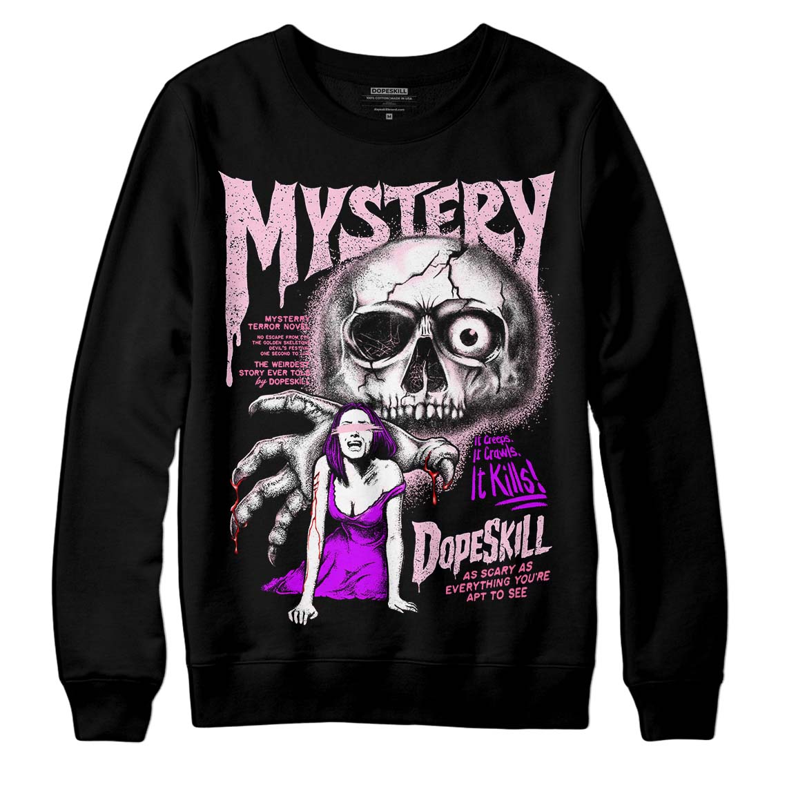 Dunk Pink Foam superstreetwear Sweatshirt Mystery Ghostly Grasp Graphic