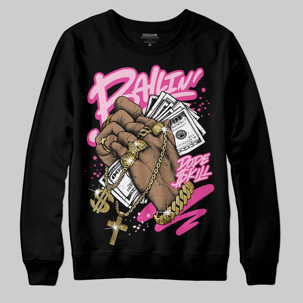 Pink Collection superstreetwear Sweatshirt Always Ballin' Graphic