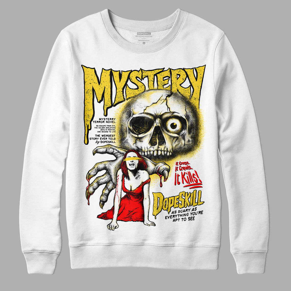 Black Tour Yellow AJ 4 Thunder superstreetwear Sweatshirt Mystery Ghostly Grasp Graphic