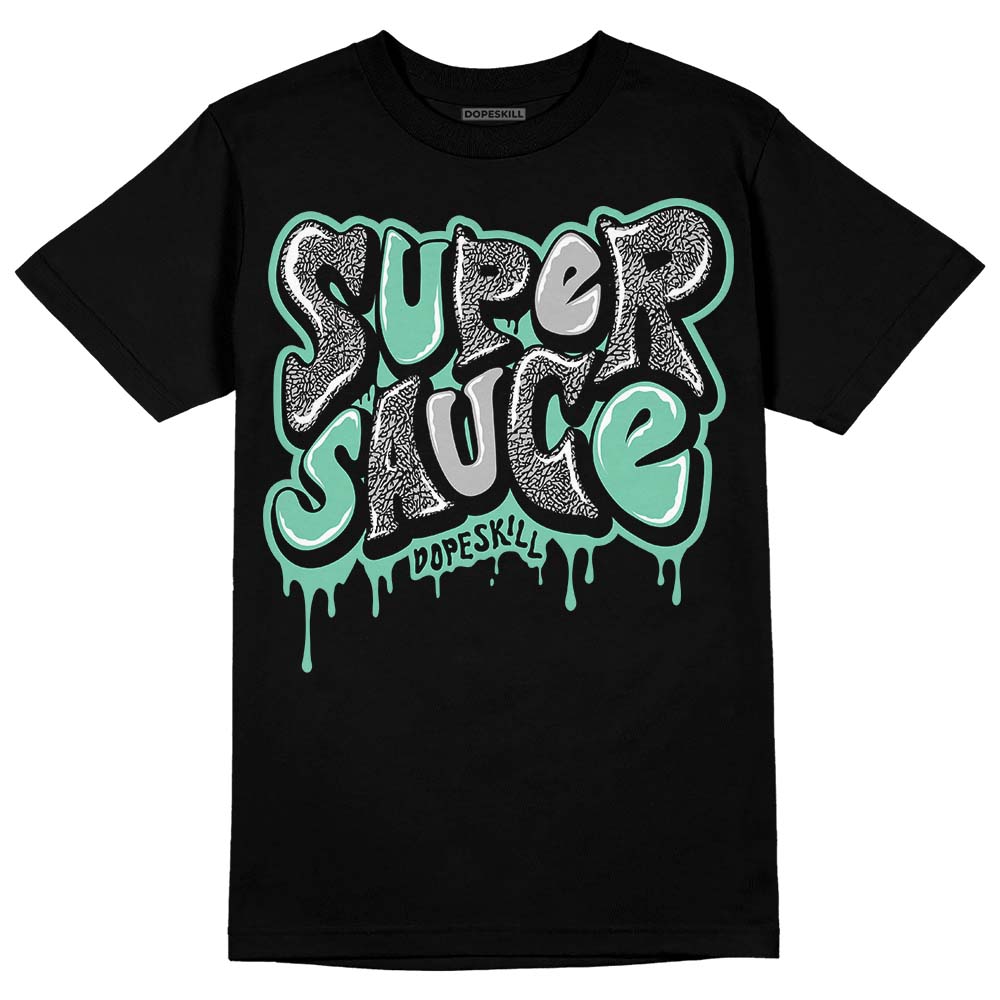 Green Glow 3s superstreetwear T-Shirt Super Sauce Graphic