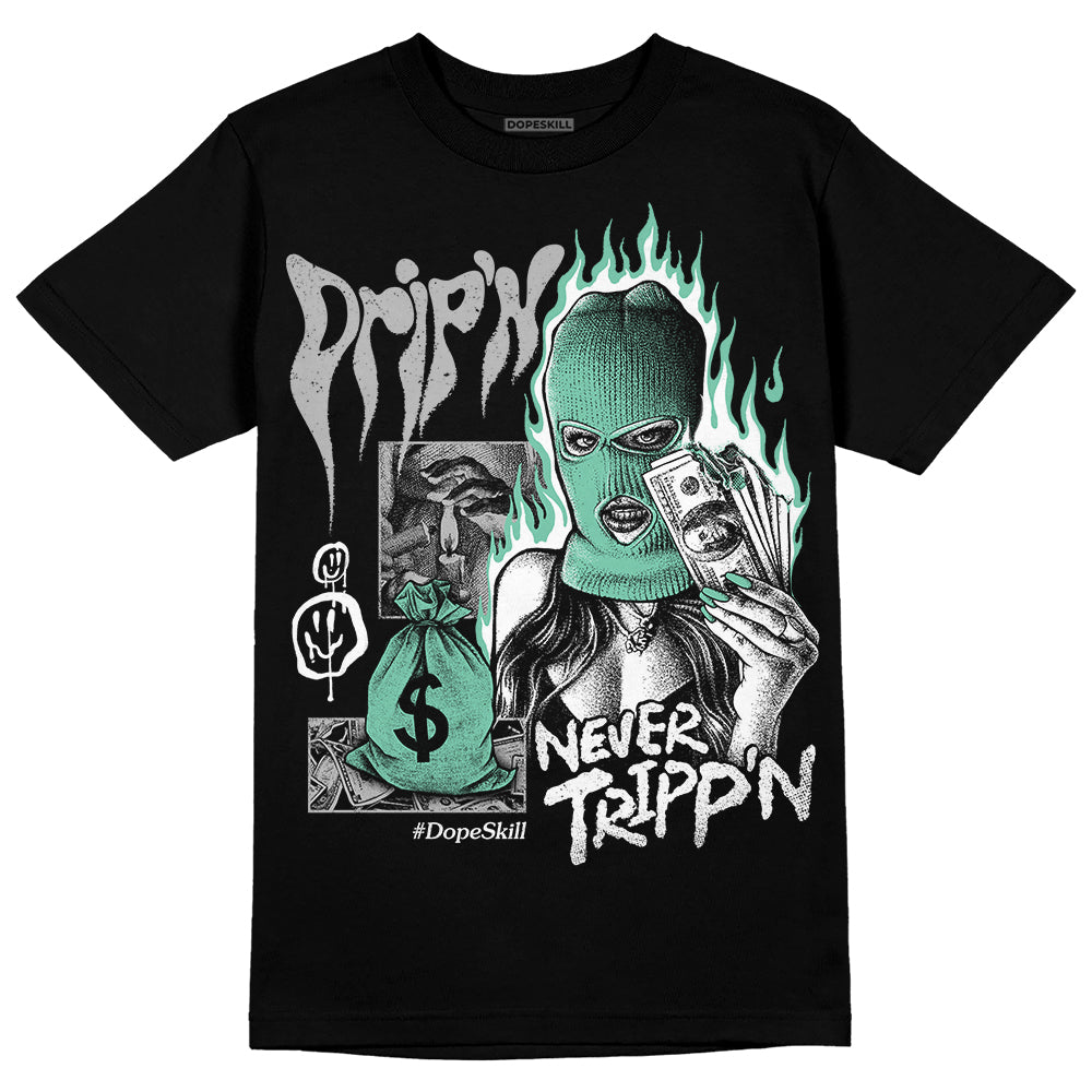 Green Glow 3s superstreetwear T-Shirt Drip'n Never Tripp'n Graphic